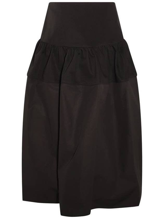 23 fw Black Cotton Skirt J03MA0129JTN269001 B0480738813 - JIL SANDER - BALAAN 5