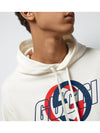 GG Interlocking Cotton Hoodie White - GUCCI - BALAAN 6