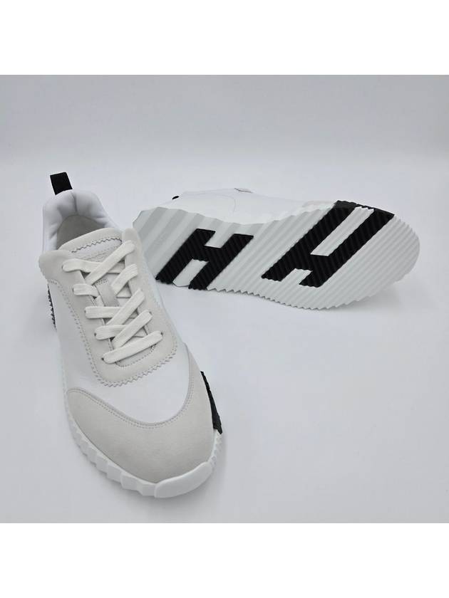 Bouncing Low Top Sneakers White - HERMES - BALAAN 10