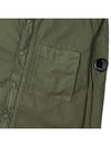 Gabardine Utility Long Sleeve Shirt Bronze Green - CP COMPANY - BALAAN 8