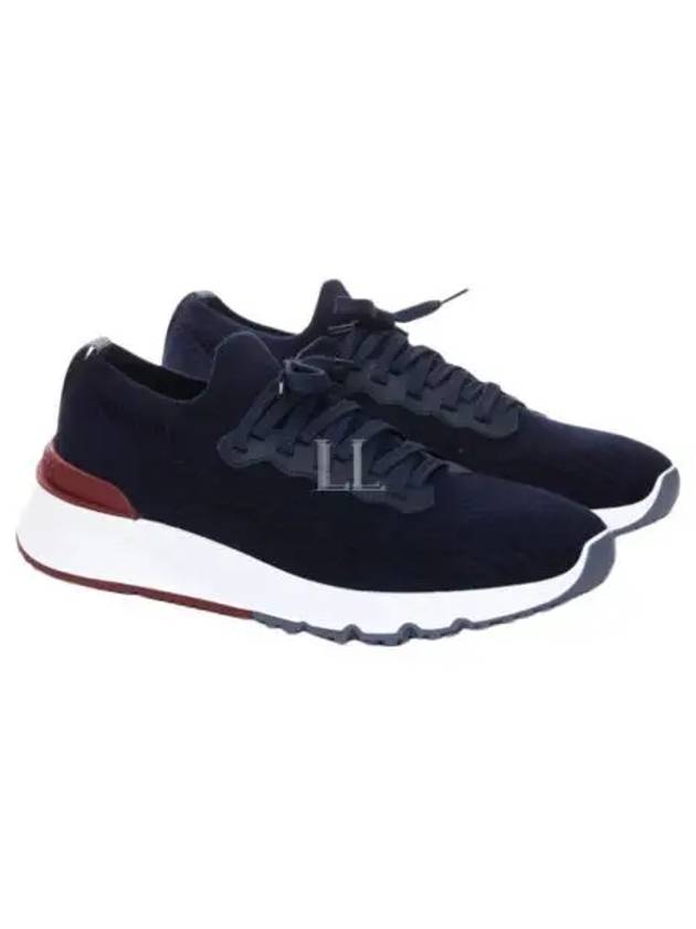 Knit Running Sneakers Navy - BRUNELLO CUCINELLI - BALAAN 2