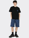 star camo Half Pants Blue - AOX - BALAAN 8