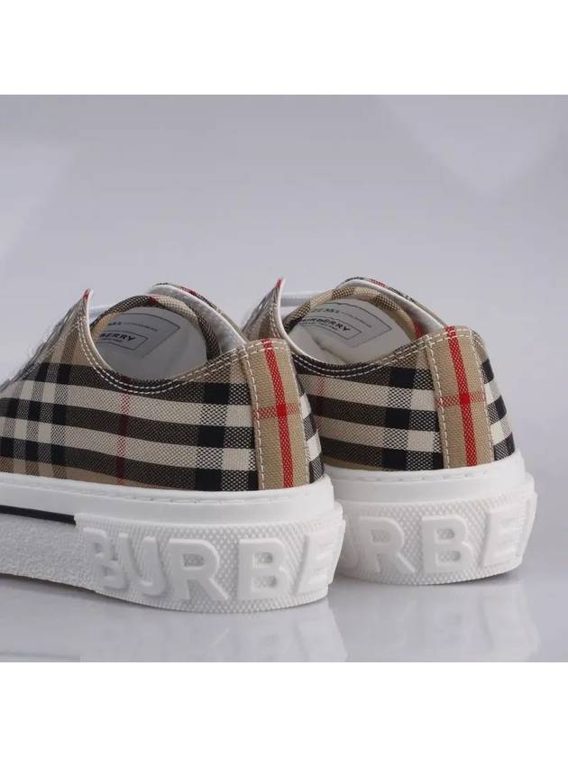 Vintage Check Cotton Sneakers Archive Beige - BURBERRY - BALAAN 4