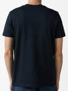 VPC Logo Organic Cotton Short Sleeve T-Shirt Navy - A.P.C. - BALAAN 4