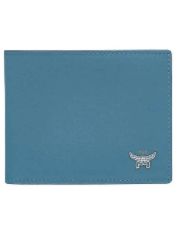 Embossed leather bifold wallet and card case - MCM - BALAAN 1