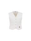 Women's Down Vest White - MONCLER - BALAAN 1