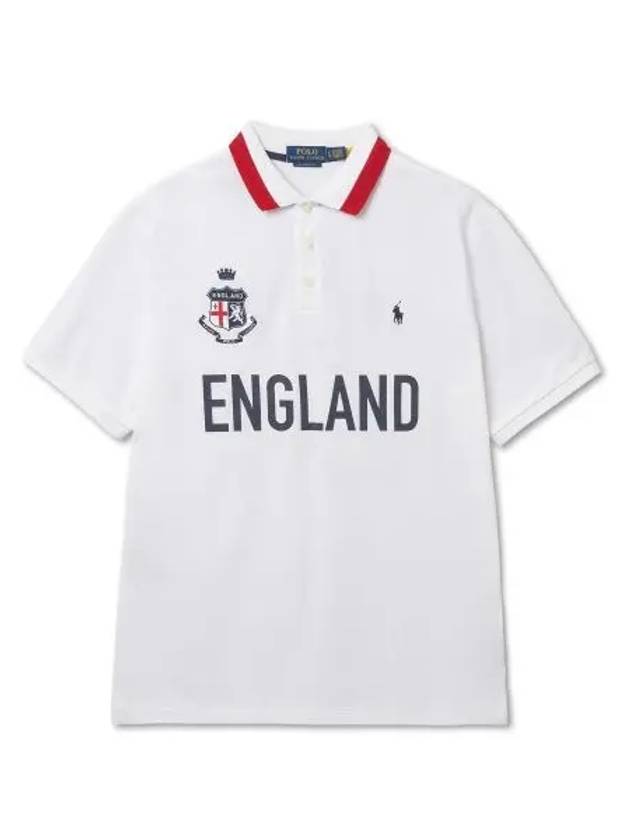 Classic fit England polo shirt white - POLO RALPH LAUREN - BALAAN 1