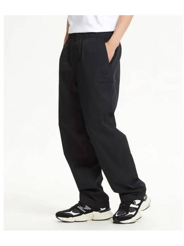 NBNTE31823 UNI ESS Straight Pants BLACK - NEW BALANCE - BALAAN 1