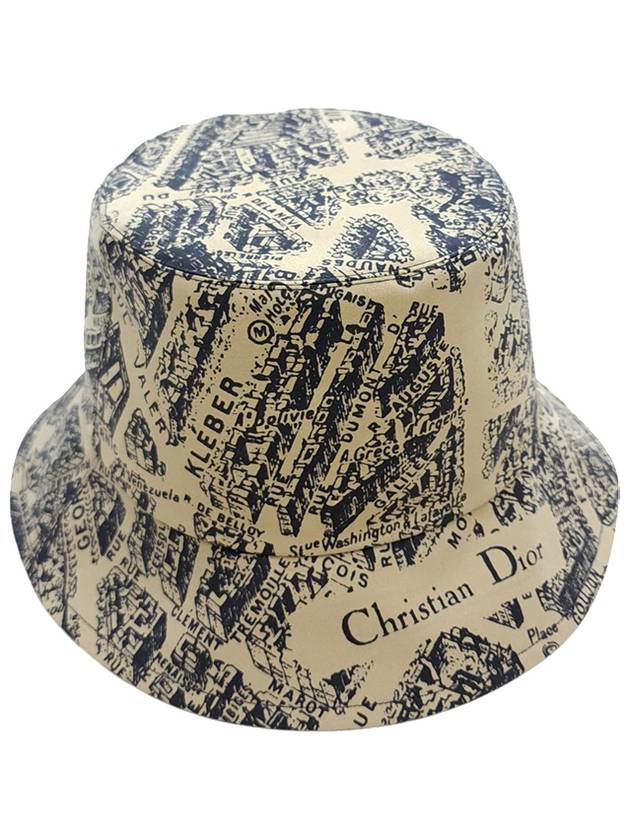 Teddy-D Plan De Paris Reversible Bucket Hat Beige - DIOR - BALAAN 2