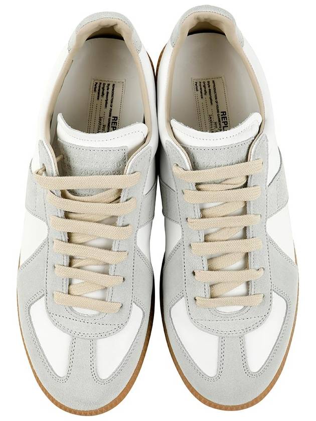 Replica Calfskin Low Top Sneakers White - MAISON MARGIELA - BALAAN 3