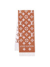 LV Essential Monogram Scarf Brown - LOUIS VUITTON - BALAAN 2