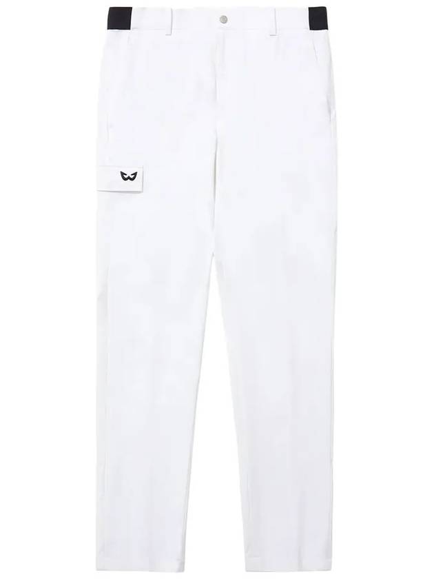 Golf Wear Cargo Slim Fit Golf Pants WB21SUMS01WH White - WHITEBALL - BALAAN 3