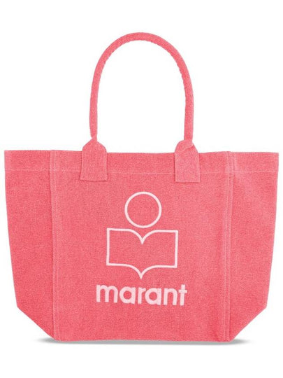 Yenky Embroidered Logo Small Tote Bag Pink - ISABEL MARANT - BALAAN 2