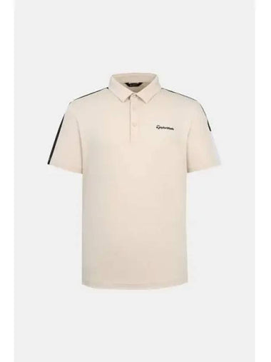 APPAREL Men s Color Contrast Point Collar Short Sleeve T Shirt TMTYM2156 508 - TAYLORMADE - BALAAN 1