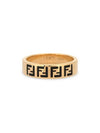 FF Logo Band Ring Gold - FENDI - BALAAN 4