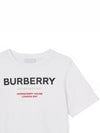 Kids Logo Print Short Sleeve T-Shirt White - BURBERRY - BALAAN 6