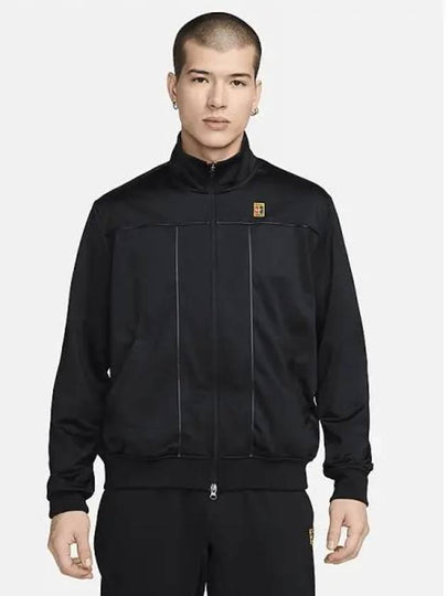 Court Tennis Zip-Up Jacket Black - NIKE - BALAAN 2