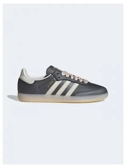 Samba OG Leather Low Top Sneakers Core Black - ADIDAS - BALAAN 2