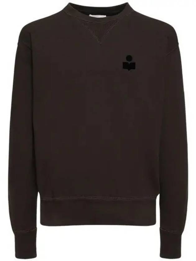 Men's Mike Logo Sweatshirt Dark Brown - ISABEL MARANT - BALAAN 2