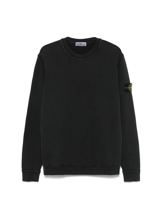 Compass Badge Sweatshirt Black - STONE ISLAND - BALAAN 2