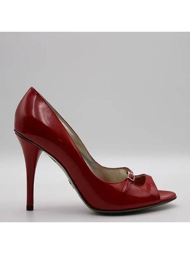 Red patent open toe women s shoes size 36 - DOLCE&GABBANA - BALAAN 4