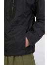 Aspen Down Jersey Track Training Jacket Black - TEN C - BALAAN 6