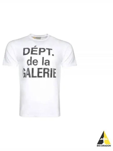 24 DDLG 1030 WHTE logo t shirt - GALLERY DEPT. - BALAAN 1