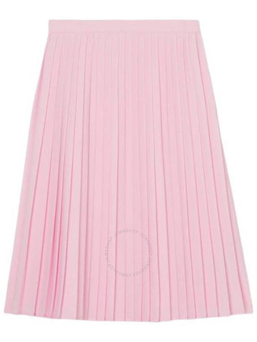 Burberry Pink Mariner Silk Lined Pleated Skirt, Brand Size 6 (US Size 4) - BURBERRY - BALAAN 1