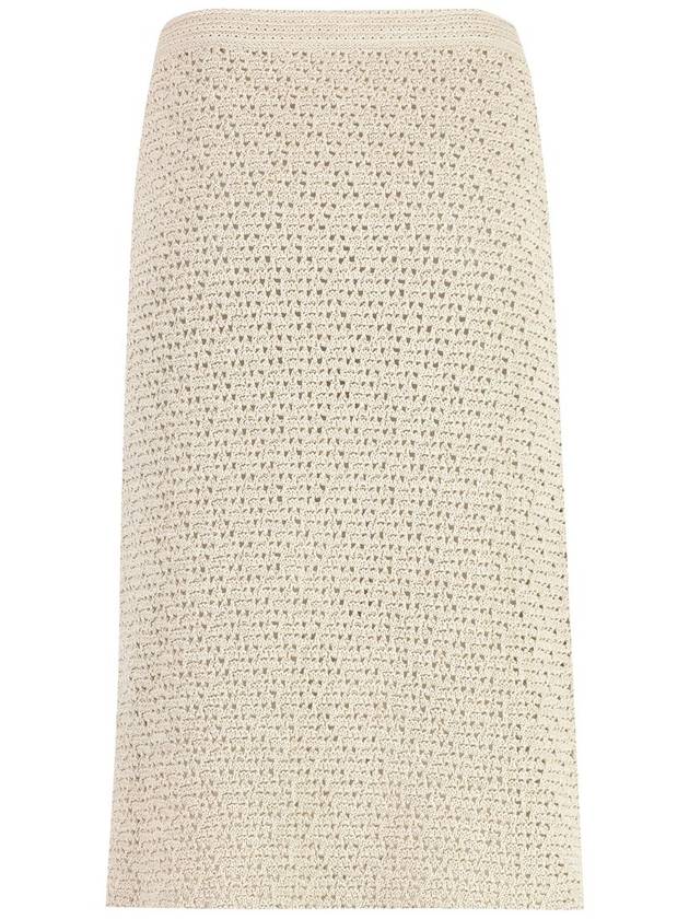 Texture Knit Wrap Around Midi Skirt 782282 V3WM0 9227 B0111077111 - BOTTEGA VENETA - BALAAN 4