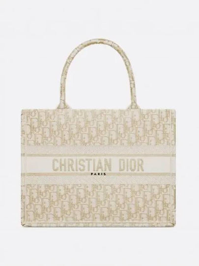 Oblique Medium Book Tote Bag White - DIOR - BALAAN 2