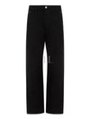 Mid-Rise Twisted Jeans Black - LEMAIRE - BALAAN 2