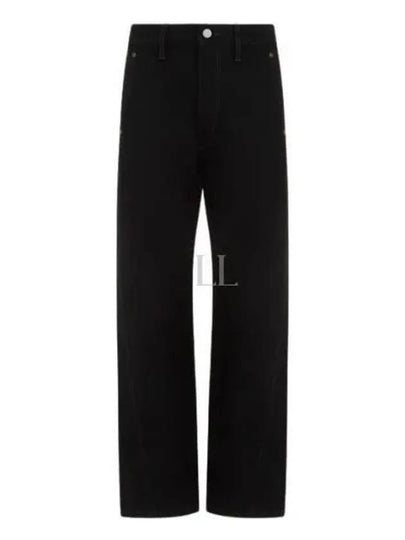 Mid-Rise Twisted Jeans Black - LEMAIRE - BALAAN 2