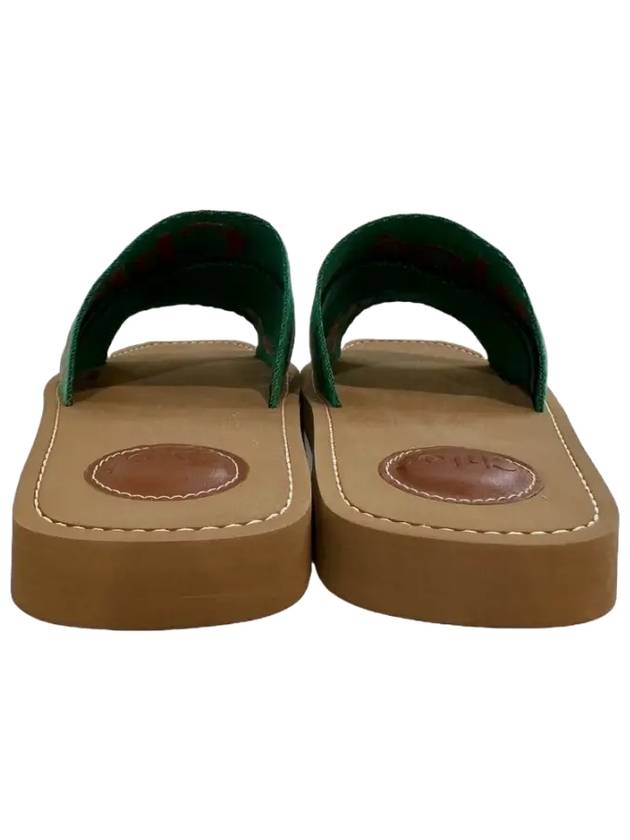 Woody Flat Mules Green - CHLOE - BALAAN 3