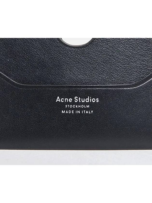 ELMA silver stamp cutout slot card holder black CG0107 - ACNE STUDIOS - BALAAN 4