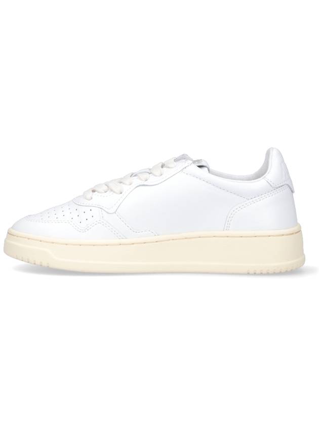 Medalist Leather Low Top Sneakers White - AUTRY - BALAAN 4