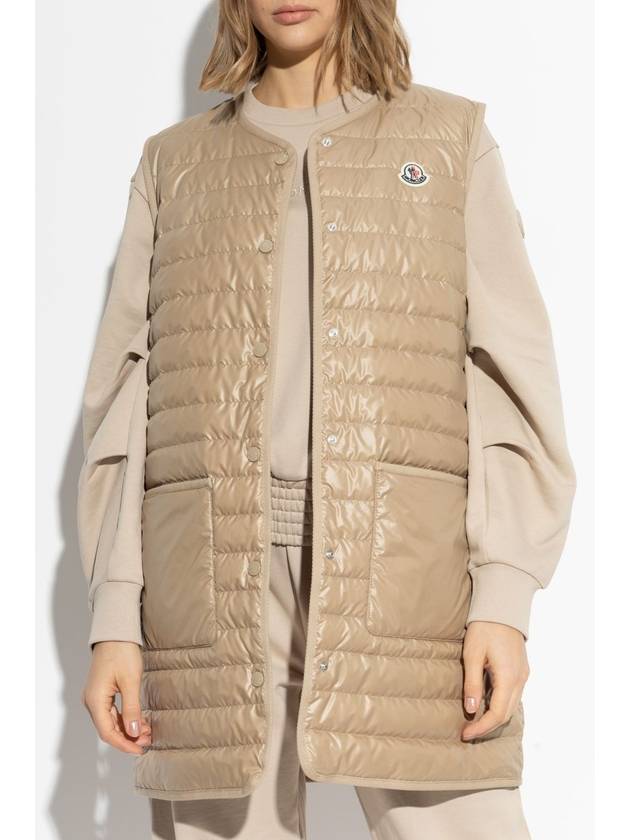 Moncler Coat With Down Vest, Women's, Beige - MONCLER - BALAAN 6