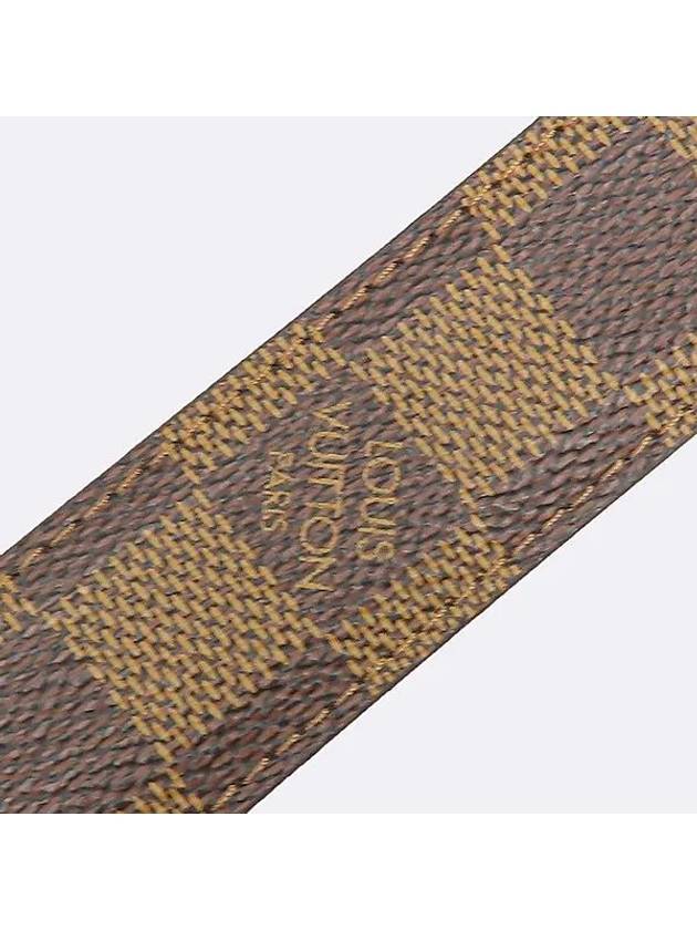 M6995 Damier Eben gold women s belt - LOUIS VUITTON - BALAAN 2