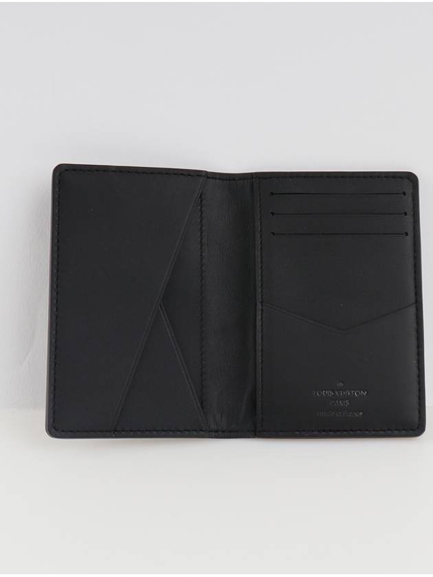 Pocket Organizer Bifold Card Wallet Black - LOUIS VUITTON - BALAAN 5