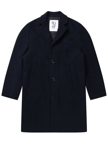 Chester 3 Button Single Coat Navy - SOLEW - BALAAN 1