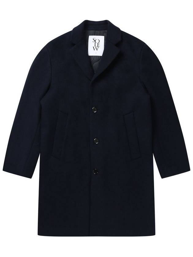 Chester 3 Button Single Coat Navy - SOLEW - BALAAN 2