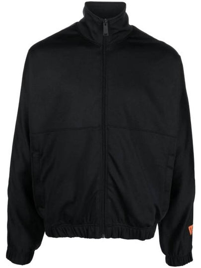 High Neck Logo Patch Track Jacket Black - HERON PRESTON - BALAAN 2