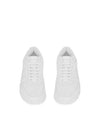 Bump Leather Low Top Sneakers White - SAINT LAURENT - BALAAN 5