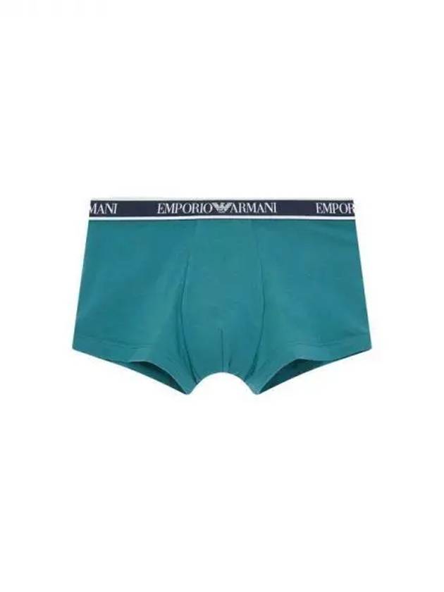 UNDERWEAR Men s Color Trim Banding Solid Drawn Dark Green 270074 - EMPORIO ARMANI - BALAAN 1