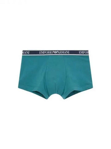 UNDERWEAR Men s Color Trim Banding Solid Drawn Dark Green 270074 - EMPORIO ARMANI - BALAAN 1