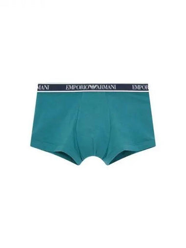 UNDERWEAR Men s Color Trim Banding Solid Drawn Dark Green 270074 - EMPORIO ARMANI - BALAAN 1