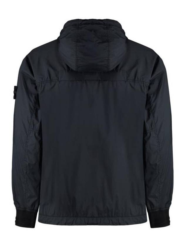 Skin Touch Nylon TC Hooded Jacket Black - STONE ISLAND - BALAAN 3