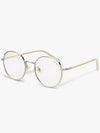 Eyewear Aiki Clear Blue Light Blocking Eyeglasses Silver - MCCOIN - BALAAN 3