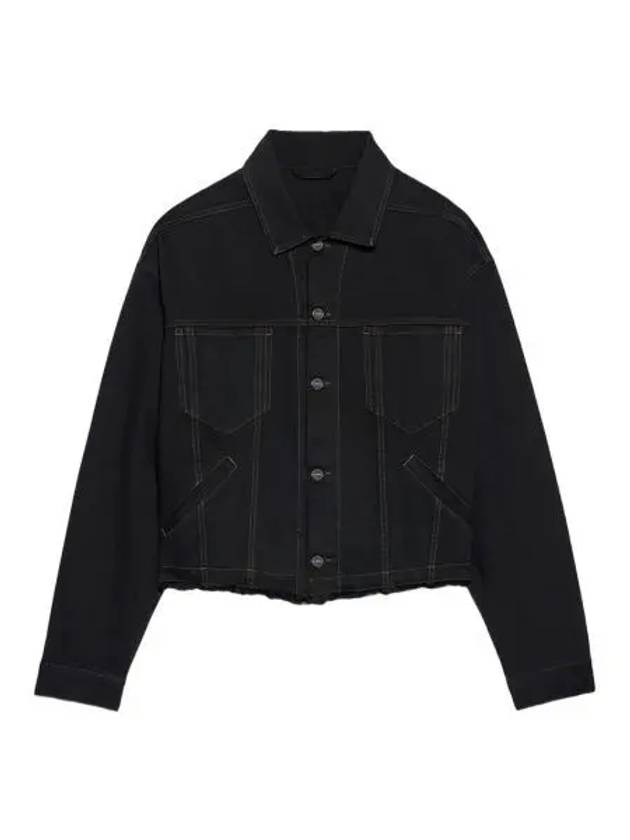 La Veste De Nimes Criollo Boxy Denim Jacket Black - JACQUEMUS - BALAAN 2