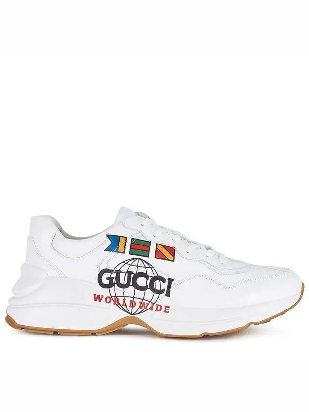 Worldwide Rhyton Low Top Sneakers White - GUCCI - BALAAN 3