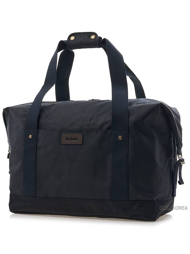 Essential Wax Holdall Duffel Bag Navy - BARBOUR - BALAAN 3